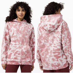 Lululemon All Yours Hoodie Tie Dye Fleece In Marmoleado Tie Dye Brier Rose 4